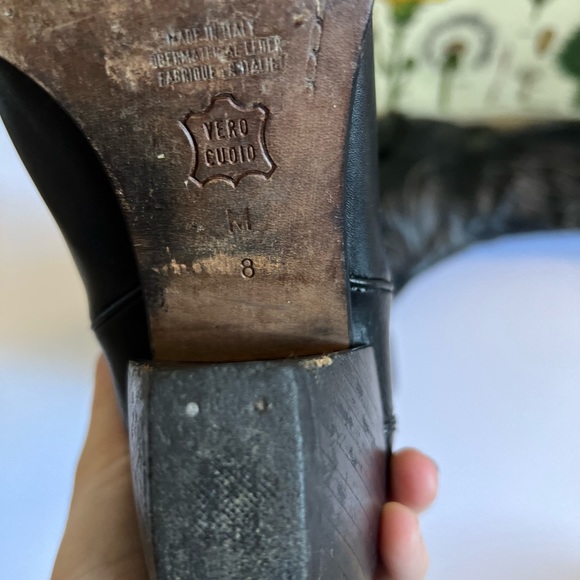 Vero Cuoio Vintage Embroidered Cowboy Boots - Women’s 8 - Made In Italy - Picture 4 of 16